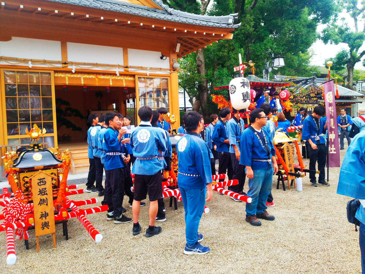 野見神社秋祭り当日