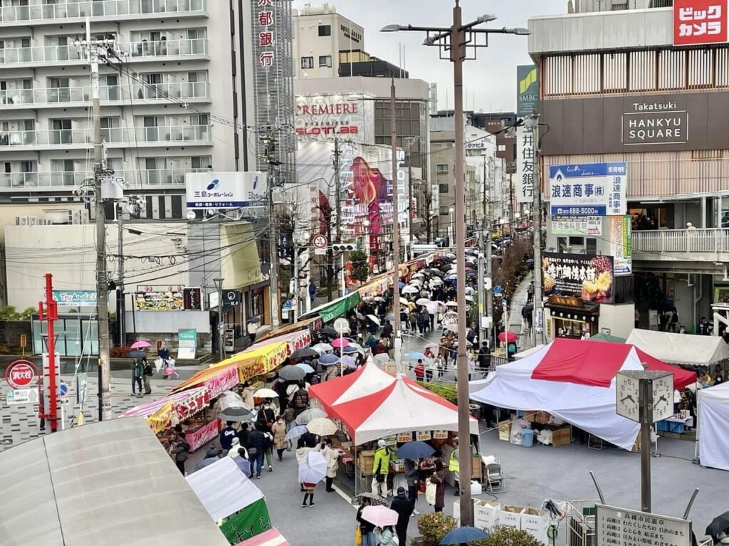 天神まつり露店