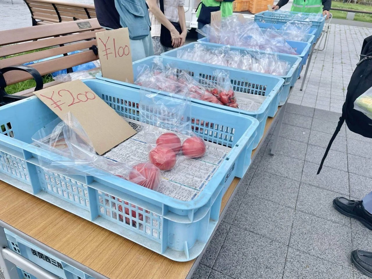 たかつき夏の農産物即売会