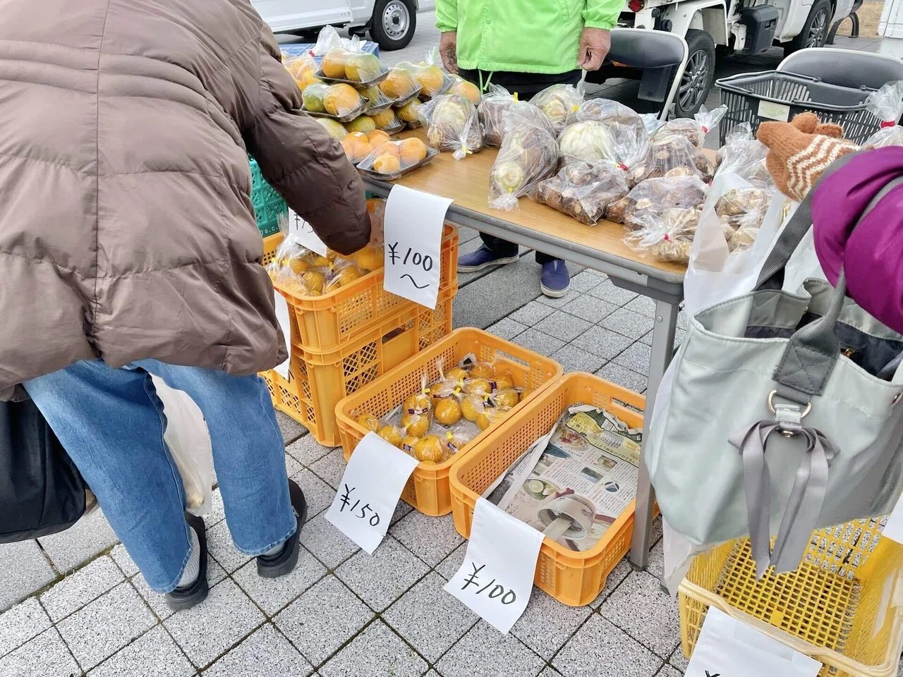 たかつき冬の農産物即売会