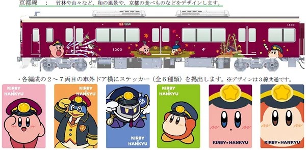 阪急電車と星のカービィのコラボ
