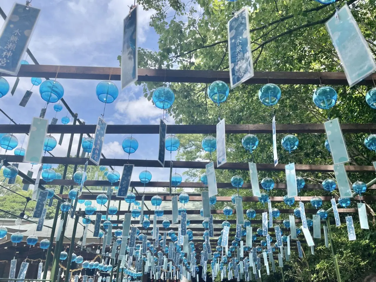 水無瀬神宮 招福の風