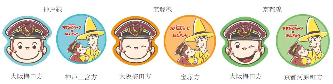 おさるのジョージ×阪急電車