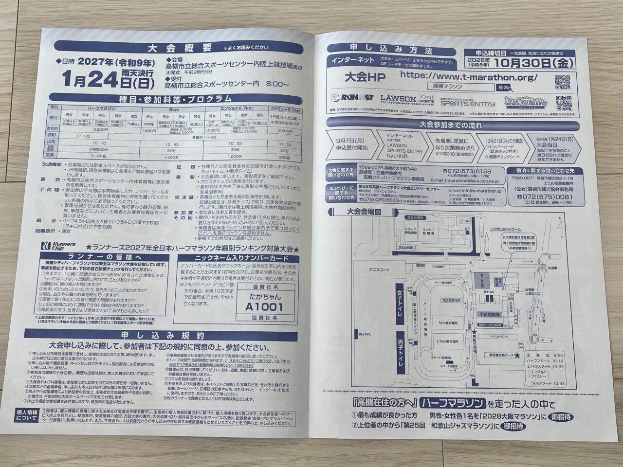 第35回高槻ハーフマラソン